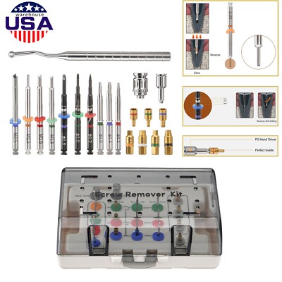 Implant Dental Broken Screw Remover Kit Surgical Tool Instruments NeoBiotech SR