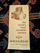 HASSELBLAD THE WORLD'S MOST VERSATILE CAMERA BROCHURE PHOTOS RARE VTG