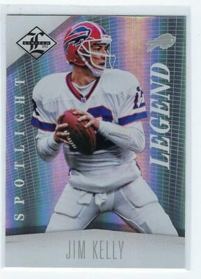 2012 Limited Silver Spotlight Football #108 Jim Kelly 35/49 Buffalo Bills Great.