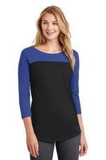 District Womens Rally 3/4-Sleeve Scoop Neck Tee DT2700
