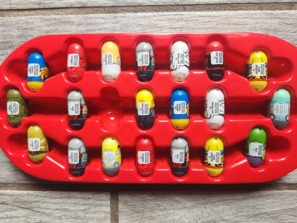 Lot of 20 MIGHTY BEANZ, Marvel, Star Wars, Cars with half Spider-Man Tin, JABBA! - Image 2 of 3