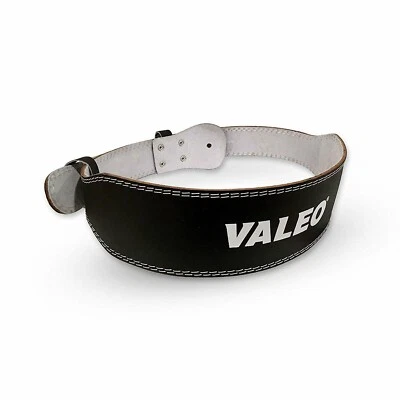 4" Leather Weight Lifting Belt Medium Valeo