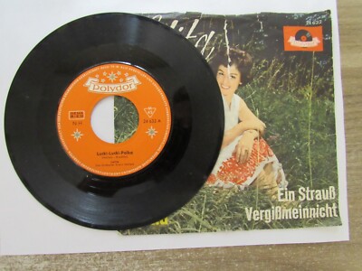 Old 45 RPM German Record - Polydor 24 632 - Lolita - Lucki-Lucki-Polka / Strauss
