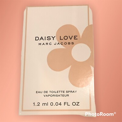 NEW MARC JACOBS DAISY LOVE EAU DE TOILETTE SPRAY SAMPLE SIZE FL OZ New!  3614225421464| - Main Image