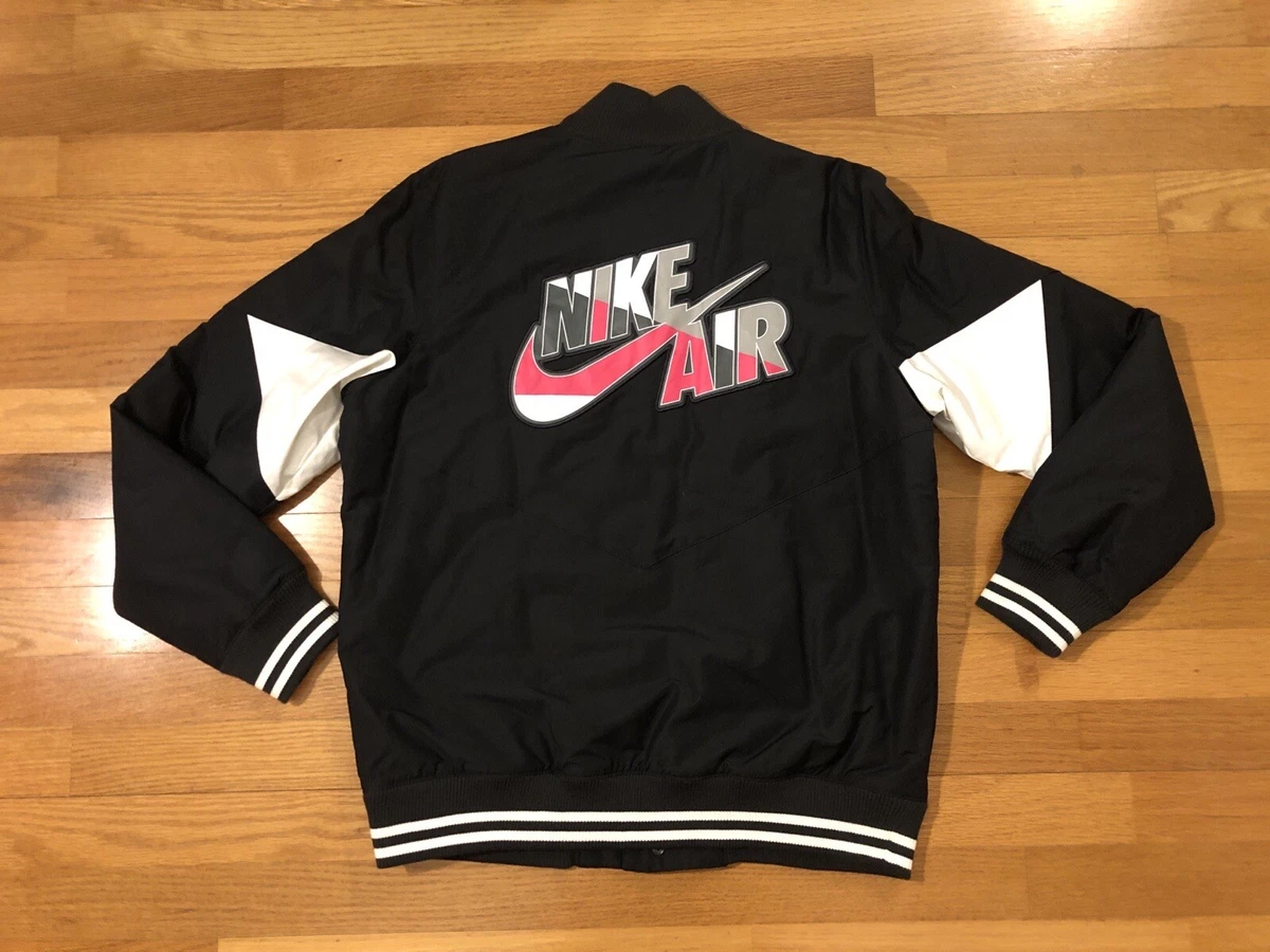 New L Nike Air Men s Basketball Pivot Full Zip Varsity Jacket