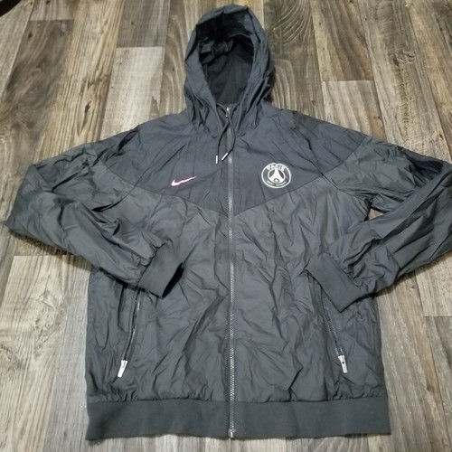 Nike Jordan Paris Saint-Germain PSG Anthem Jacket Size Medium Pink Swoosh