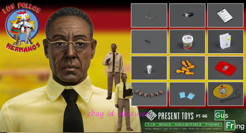 Present Toys Pt-Sp66 1/6 Breaking Bad Gus Fring Action Figure