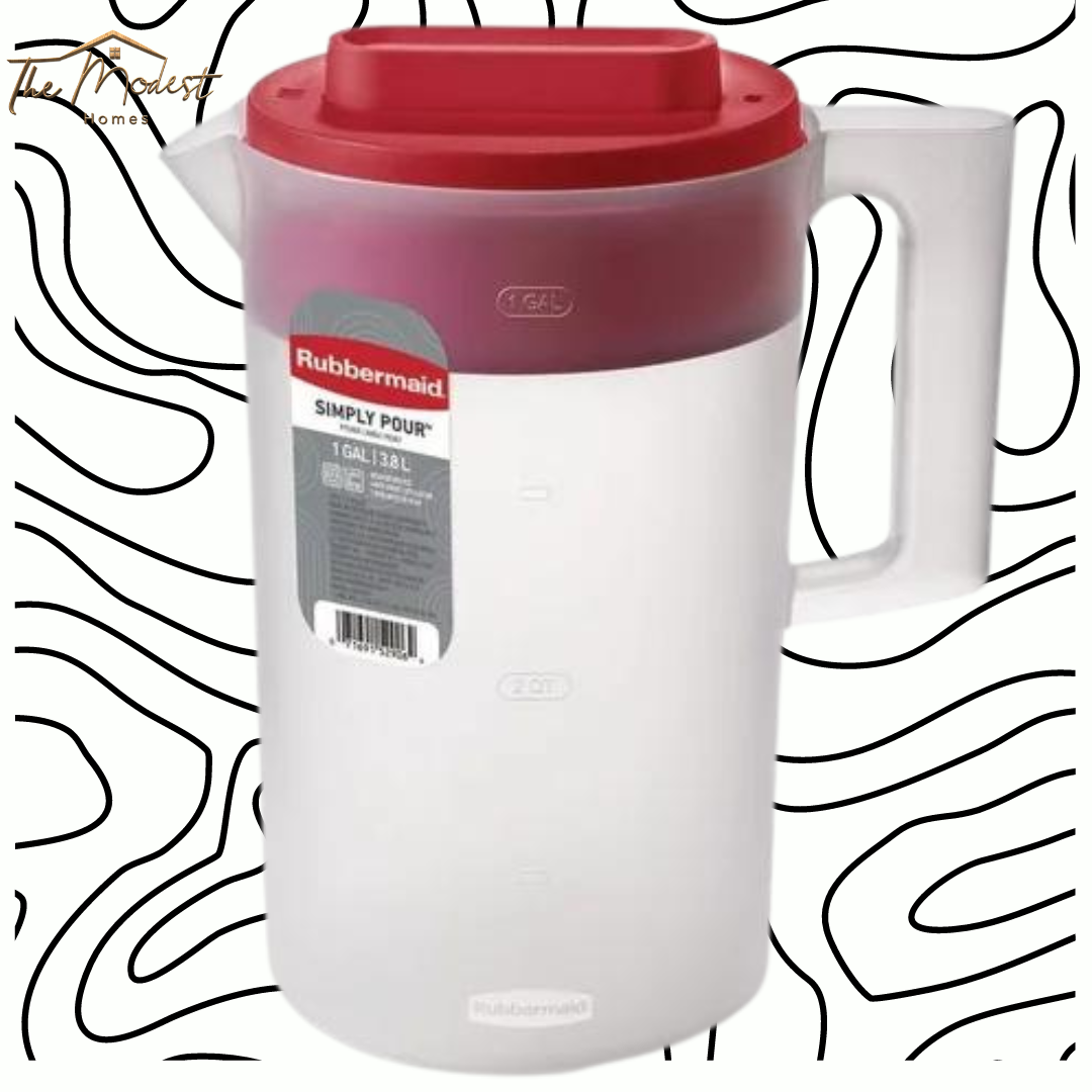 Rubbermaid 1gallon Pitcher for Water, Juice, or Drinks with a