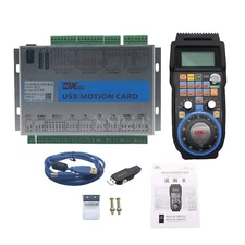 USB Mach3 Motion Controller Card Breakout Board MK4-V+Handwheel Pendant*4-Axis