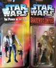 Star Wars Leia & Han Solo Figures SHADOWS OF THE EMPIRE Lot NEW Rifle 1995-96