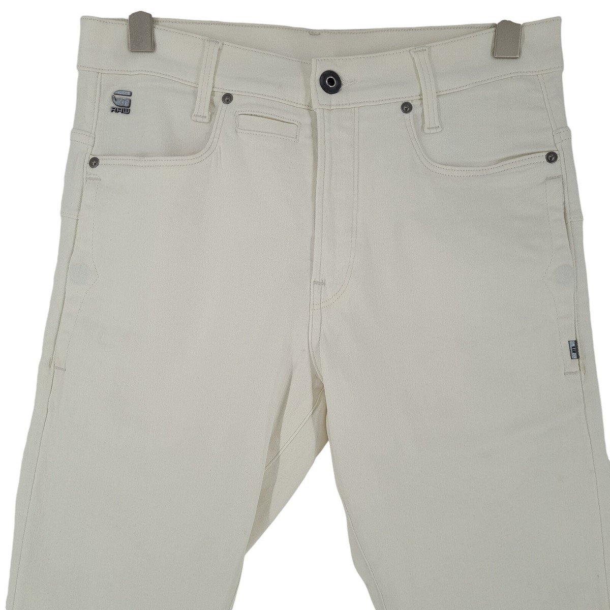 G-STAR RAW D-STAQ W30 L32 ベージュパンツ G-Star Men Jeans D-Staq 3D Slim Stretch Tapered Ux4 Size W30