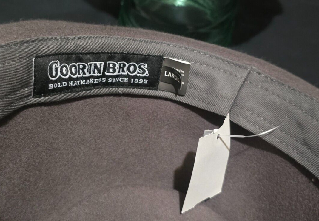 NWT - Goorin Bros. #600-9305 Fedora - Gray - Large image 8