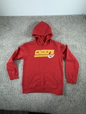 Kansas City Chiefs Hoodie Sweatshirt Youth Large Red NFL Team Apparel