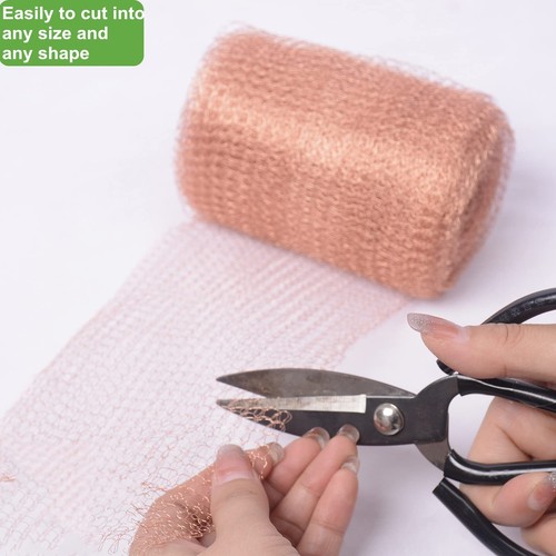 5” x 32 ft 100% Pure Copper Mesh for Distilling Knitted Copper Mesh Roll Doub... - Picture 7 of 9