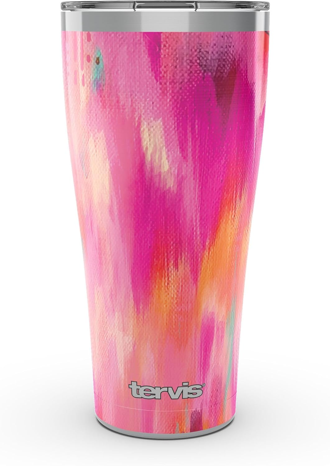 Etta Vee Pretty Pink Triple Walled Insulated Tumbler Travel Cup Keeps Drinks Col