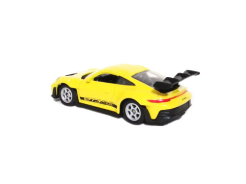 Welly 1/60 Porsche 911 GT3 RS (992) Yellow 1/64 Voiture Miniature New 2025 - Foto 3 di 4