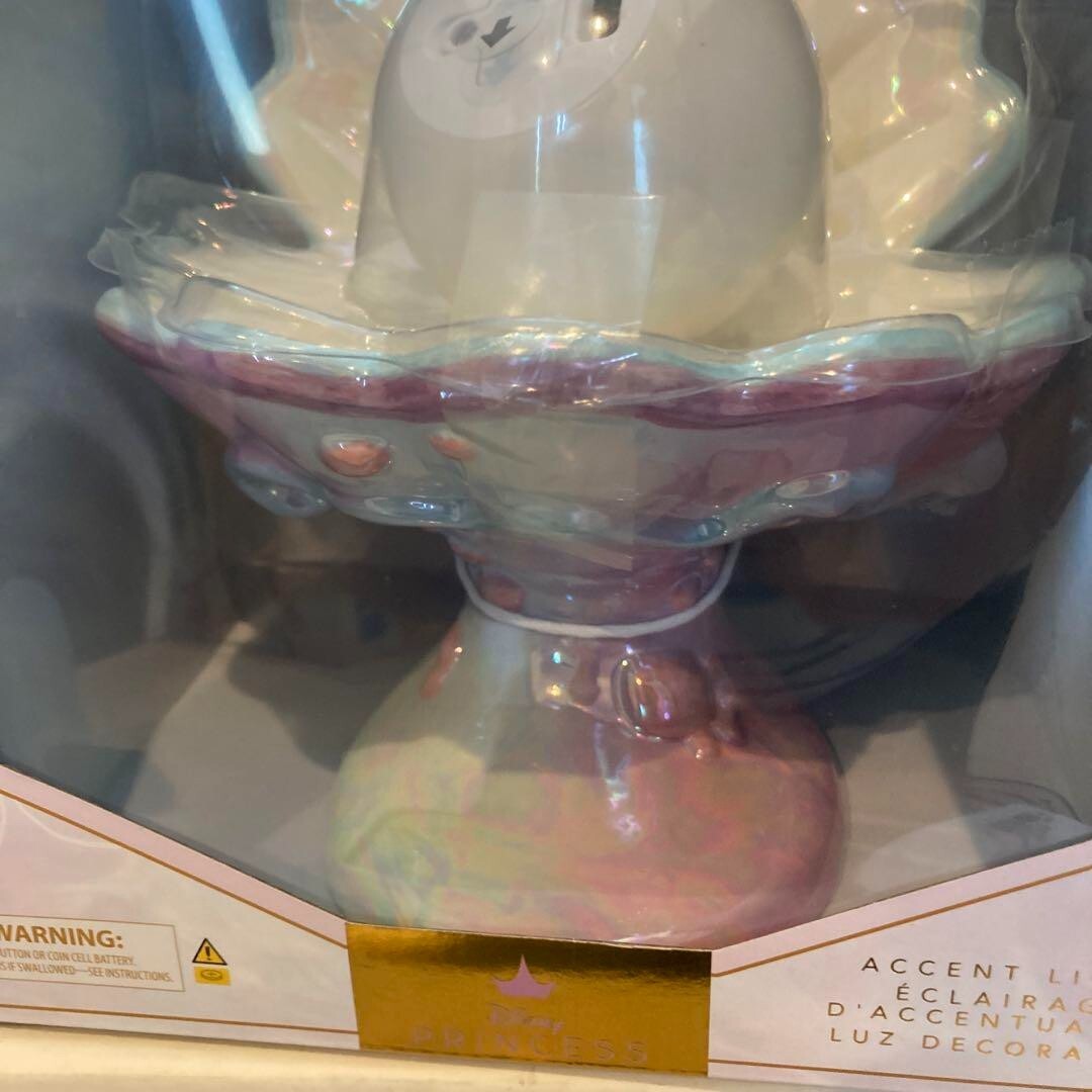 The Little Mermaid Ariel Shell Light Lamp Aurora Neon Disney Store