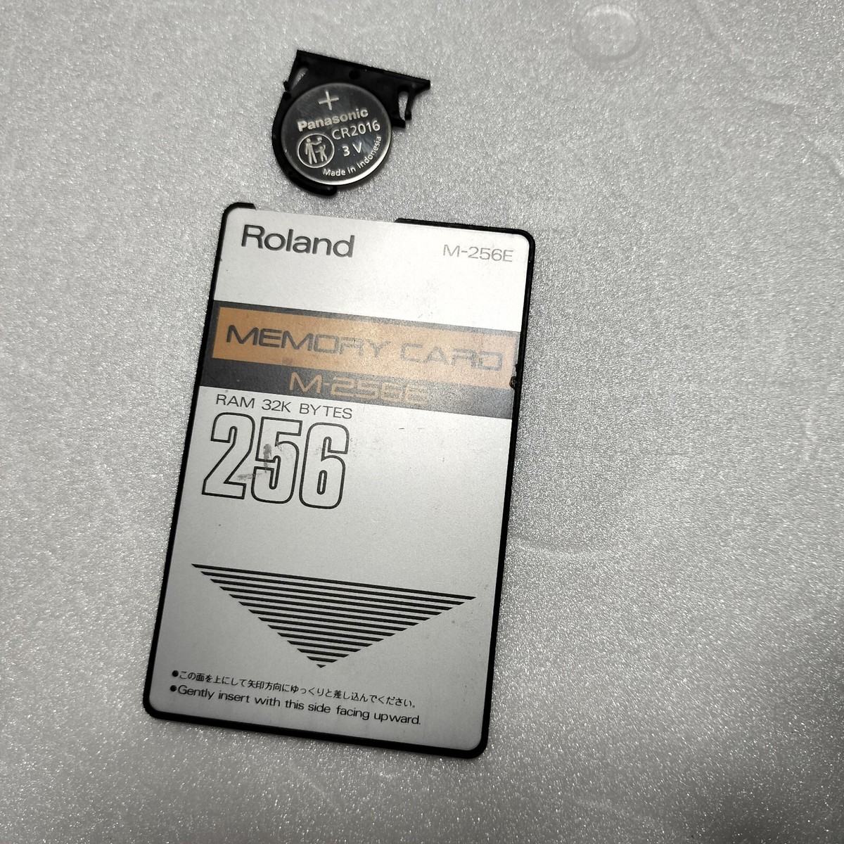 鍵盤楽器 Roland Memory Card M-256E 256gb Roland M-256E Memory Card Ram 32k Bytes New Battery