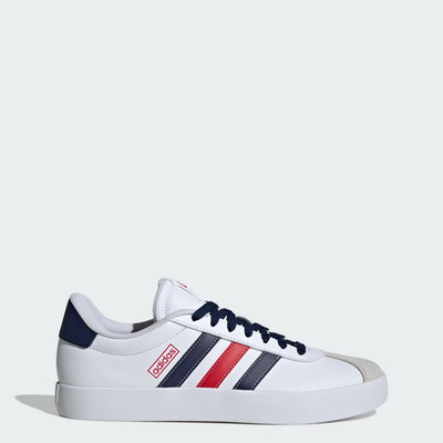Adidas Men's VL Court 3.0 'White Navy Scarlet' Shoes IF4465
