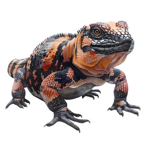 Gila Monster Lizard Safari Zoo Animal Self Adhesive Sticker
