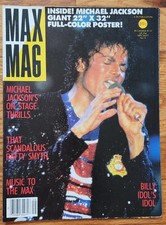 Max Mag #9 Michael Jackson 22x32 Poster Magaz...