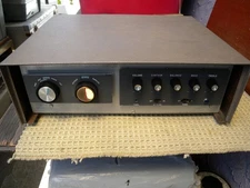 GE TUBE STEREO CLASSIC AMPLIFIER GREAT WORKED CONDITION U.S.A. BUT MISSING PANEL
