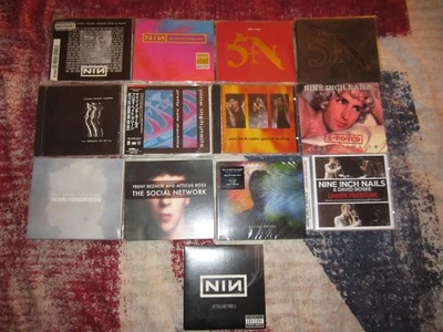 Lot n° 5: NINE INCH NAILS 4 ALBUM / LIVE CD + 4 CD MAXI + 2 B.O &1 INTERVIEW - Photo 1/4