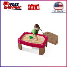 Step2 Naturally Playful Kids Sand and Water Activity Table with Umbrella
