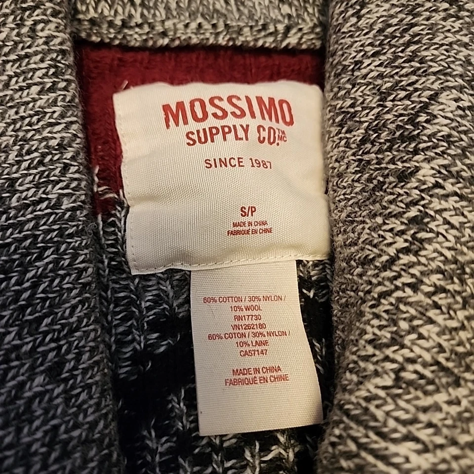 Vintage Mossimo Bison Cardigan Wool Blend Y2K Aztec Like Button Up Sweater - Image 3 of 4