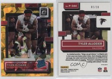2022 Donruss Rated Optic Preview Gold Ice /10 Tyler Allgeier Rookie Auto RC