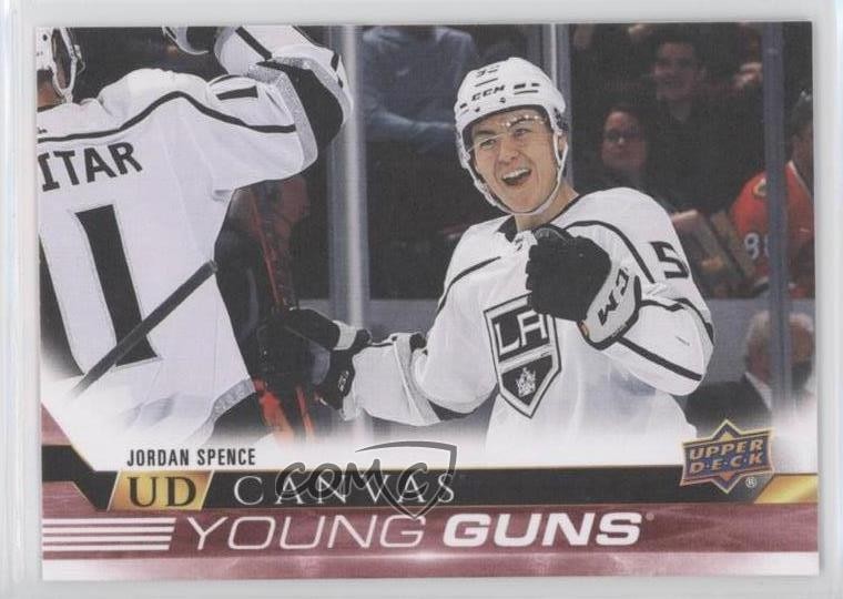 2022-23 Upper Deck Series 1 UD Canvas Young Guns Jordan Spence #C115 Rookie RC