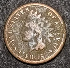 1885 Indian Head Cent Penny Antique U.S.A. One Cent Coin