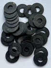 M8 Rubber Washers 20.8mm O/D X 8.2mm I/D X 1mm Thk, various quantities