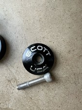 SCOTT Stem Cap Bicycle Stem Top Cap 28.6mm 1 1/8" Fork Tube Headset Cap MTB Bike