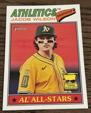 2026 Topps Heritage Jacob Wilson AL All-Stars #17