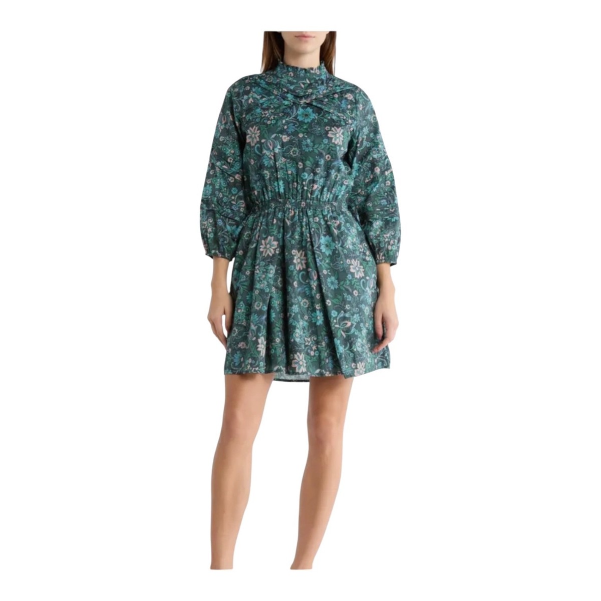 marisol's latest dress designs Women's Pink Floral Short Dress | Avara