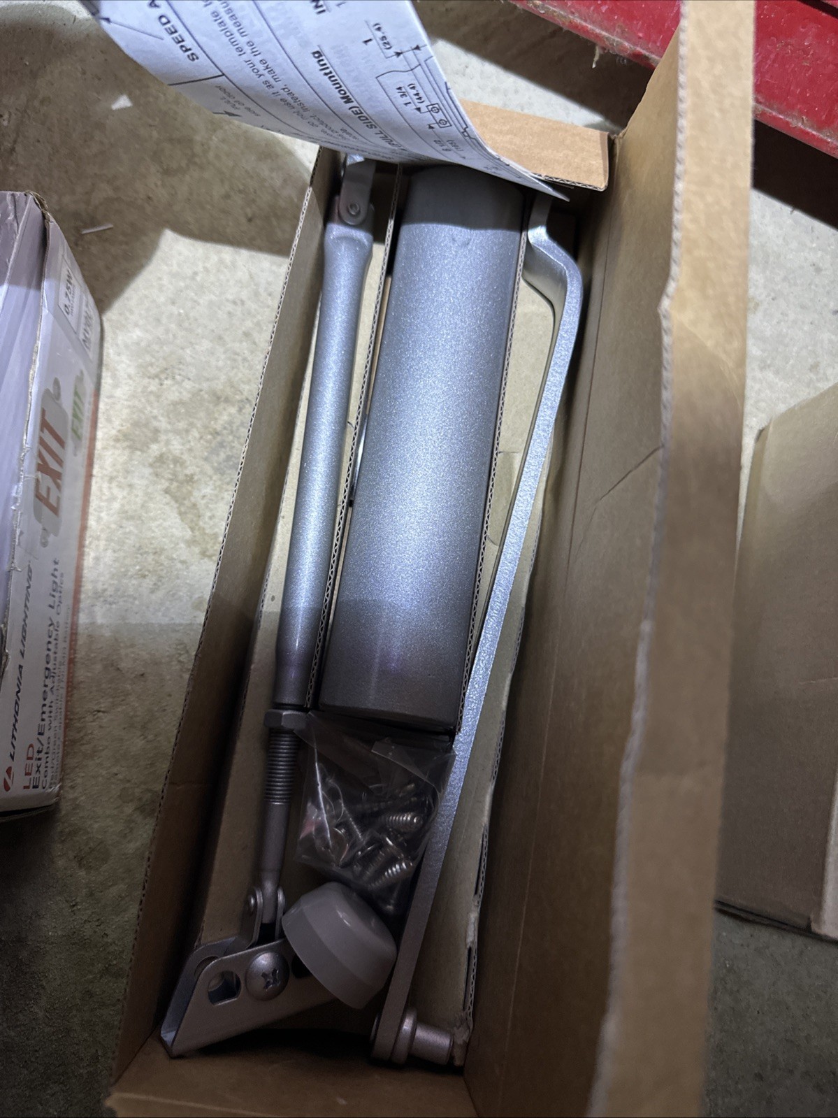 International Door Closers Model 883 Aluminum Surface Closer Made In USA New