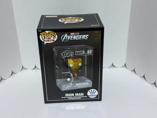 NEW SEALED Iron Man #2 Funko Pop Die-cast Metal Marvel CHANCE OF CHASE!