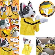 Punching Wolf Puppet with Moving Punching Hands Hand Puppet Toy