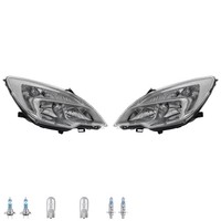 Scheinwerfer Set Links & Rechts H1/H7/W21/5W FüR Opel Meriva B Inkl. Lampen