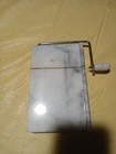 Vintage Marble Cheese/Butter Slicer/Cutter Stainless Steel Wire PreOwned — photo 2