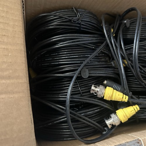 8 Pack of LOREX UL BNC/DC 60 Feet extension cables Security Camera power cords - Picture 2 of 4