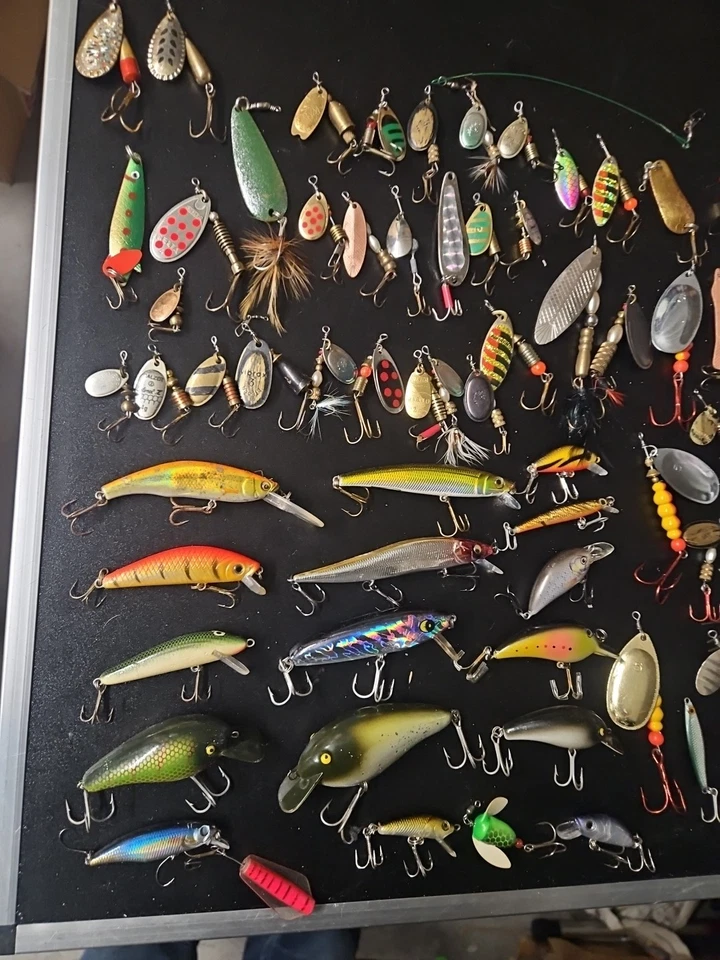 69 Wobbler Spinner Blinker Rarität Selten Mepps Sammler Hecht Zander Wels Vibrax - Bild 3 von 4