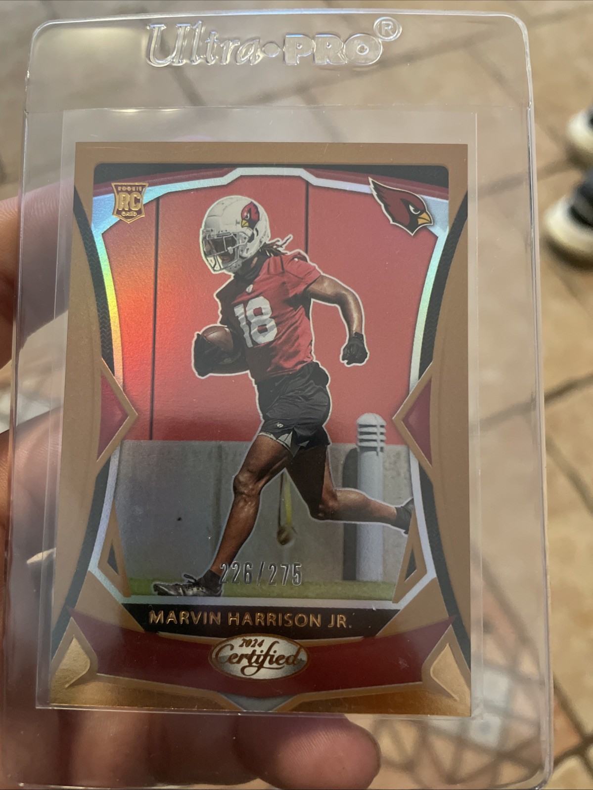 2024 Panini Certified - Rookies Marvin Harrison Jr. #104 Mirror Bronze /275 (RC)