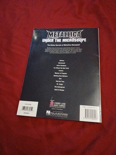 Metallica - Under the Microscope : Learn the Guitar Secrets of the TAB Sheet Mus - Foto 4 di 4