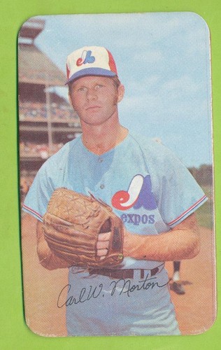 Carl Morton #28 1971 Topps Super card