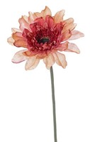 Artplants KüNstliche Gerbera Pamilla, Lachs-Rosa, 65Cm, Ø12Cm