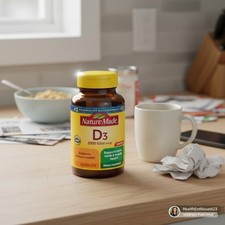 Nature Made Vitamin D3 2000 Iu Tablets 220 Count Immune Bone Muscle Support