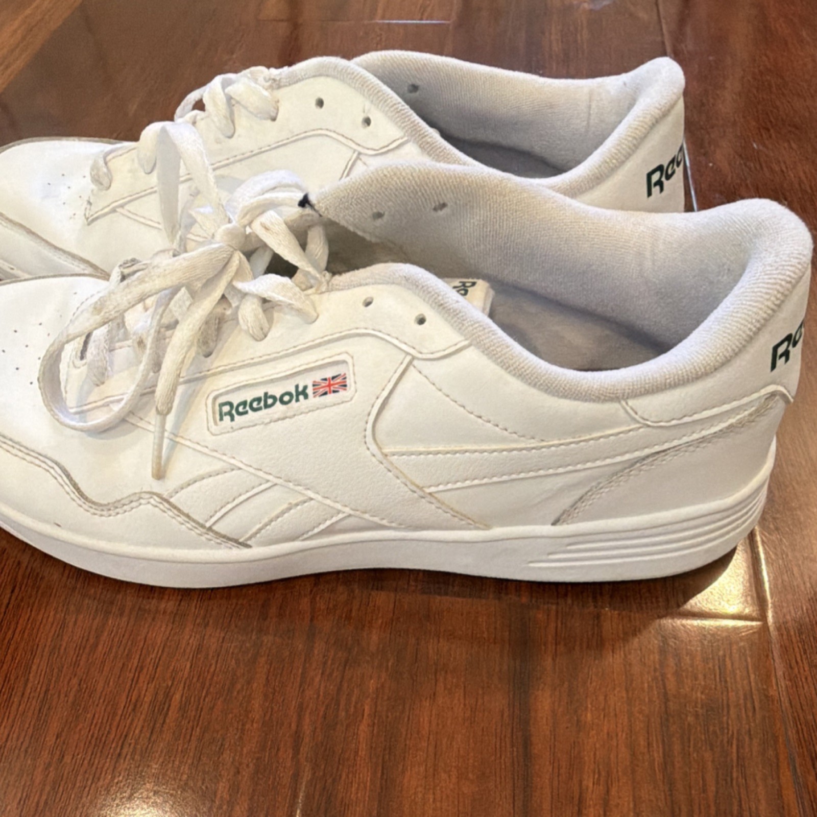 Reebok Classic MemoryTech White Leather Low Top Men's Sneakers Athletic Shoes thumbnail 4