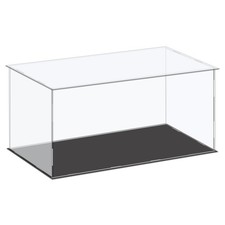 Acrylic Display Case Plastic Box Cube Storage Box Clear 41x21x20.5cm